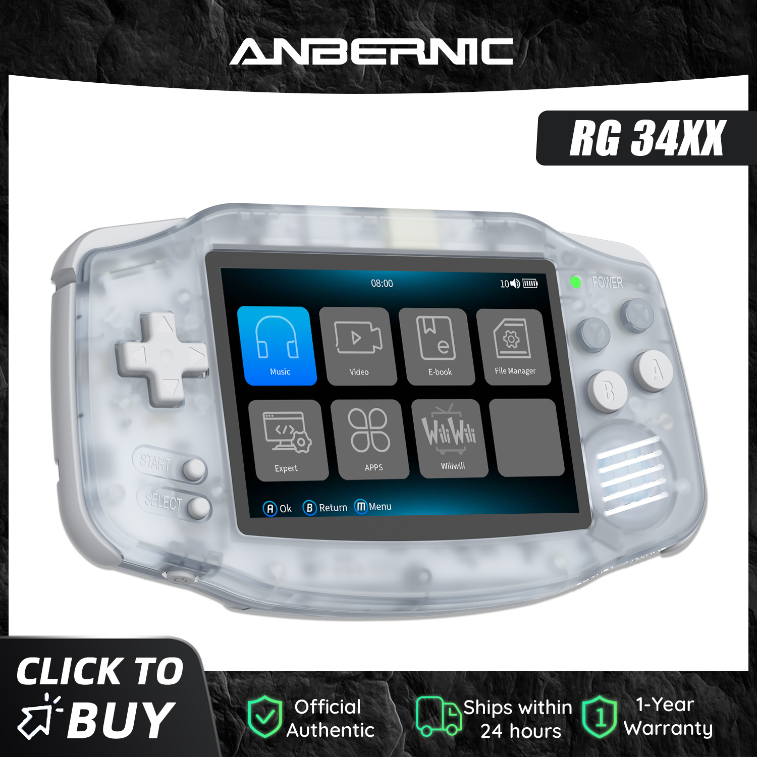 Gaming Console Years - Console de jeu rétro Anbernic NEW