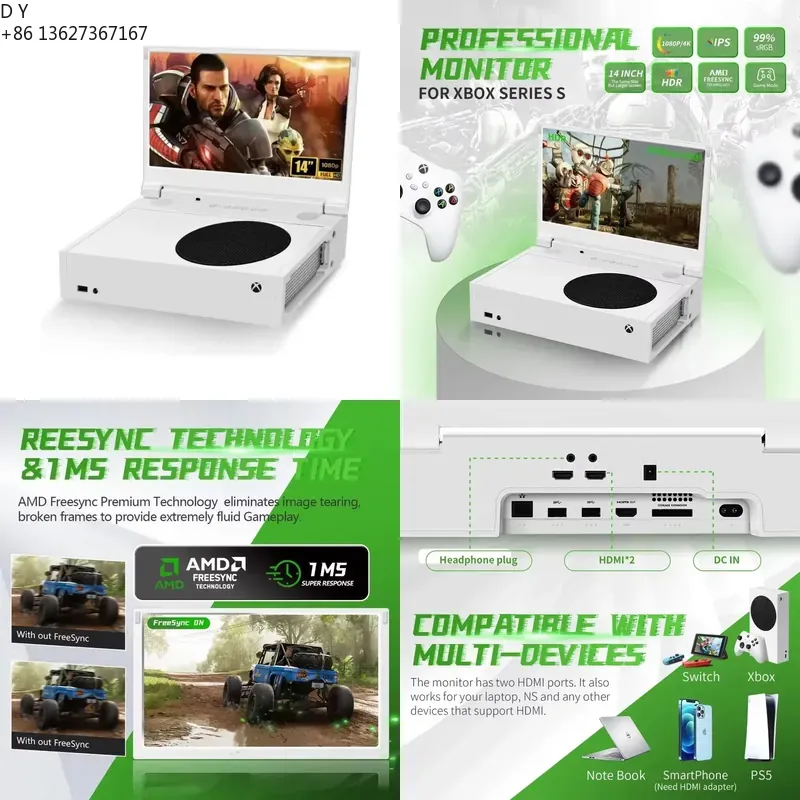 Gaming Console Definition - Écran portable de 14 pouces pour