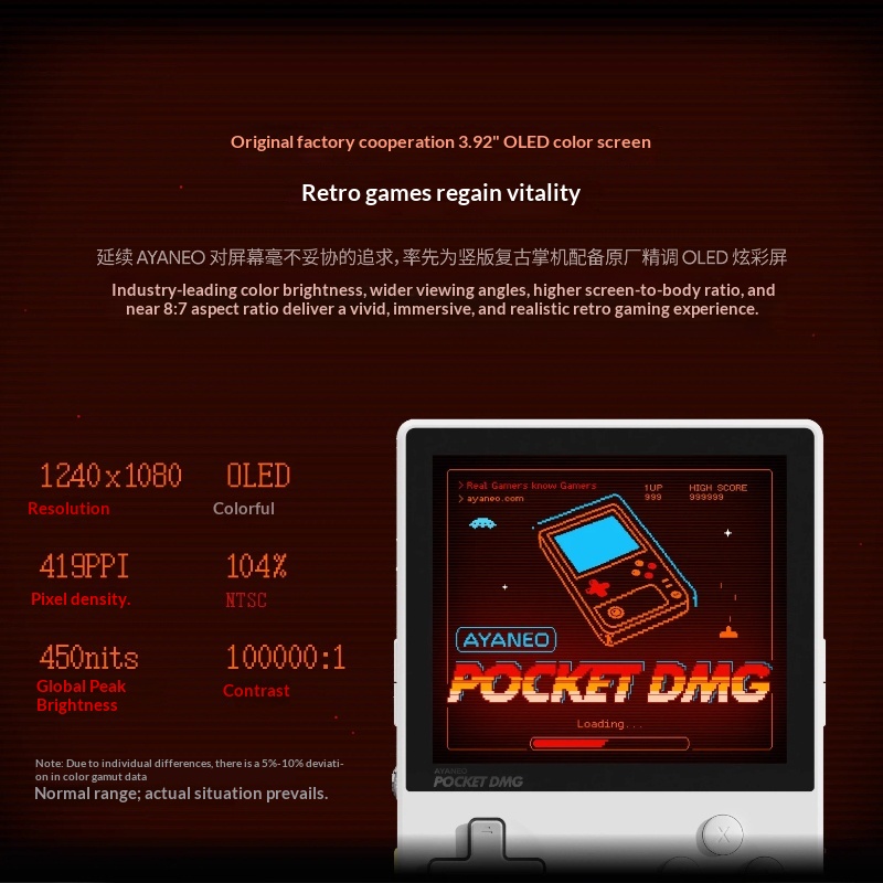 Nouveau argent AYANEO Pocket D - Gaming Console Ayaneo avis et prix