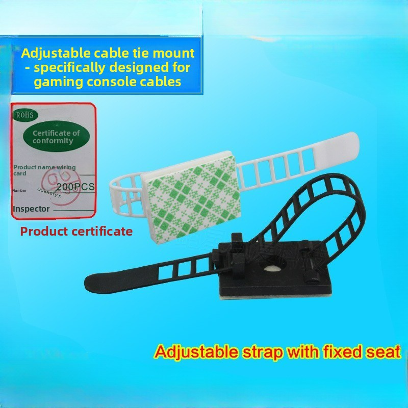 100 clips de câble blancs avec - Gaming Console Years avis et prix