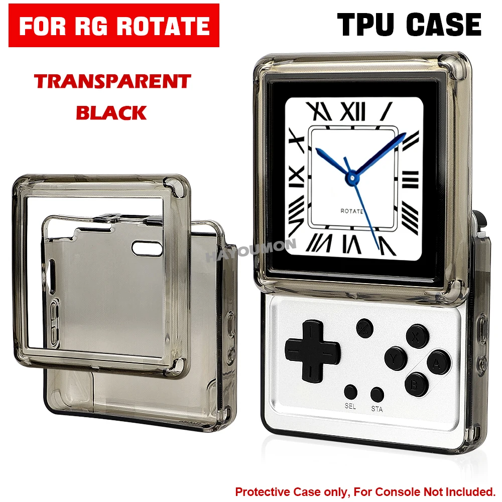 Étui transparent noir en TPU p - Gaming Console Anbernic avis et prix