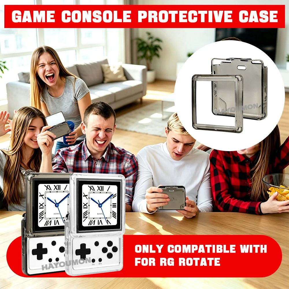 Étui transparent noir en TPU p - Gaming Console Anbernic avis et prix
